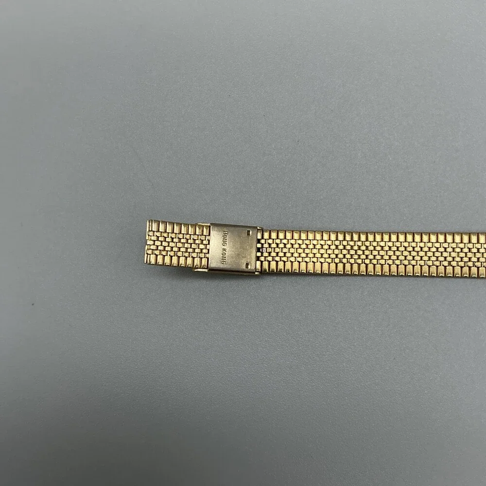 Vintage Geneva Electra Women Watch 22mm Gold Tone Adjustable Band Manual Wind